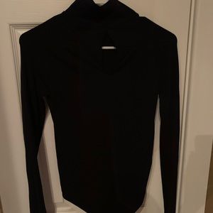 Free People EUC mock turtle neck bodysuit